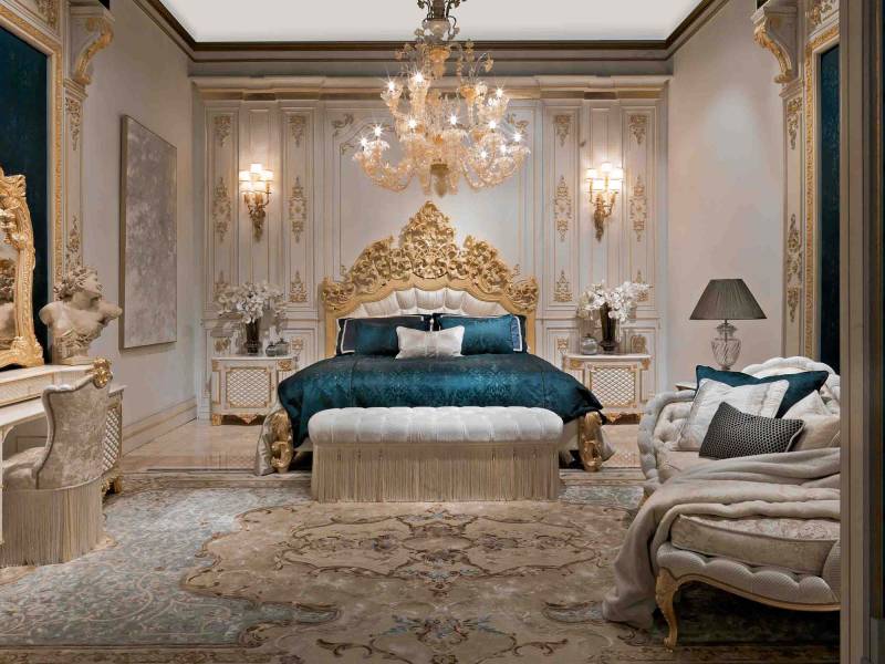 BelCor-PS0525IX-03-T-02-bed-Phatos-bedroom-Incanto-golden-pleated-working-handcrafted-furniture-made-in-italy