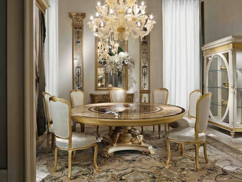 BelCor-PA0154AY-01-T-01-dining-table-Palladio-dining-room-Meraviglia-decorated-environment-chair-fidia-luxurious-italian-classic